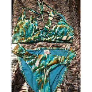 NWT Mossimo Womens Padded Bikini Swim Set SZ SP